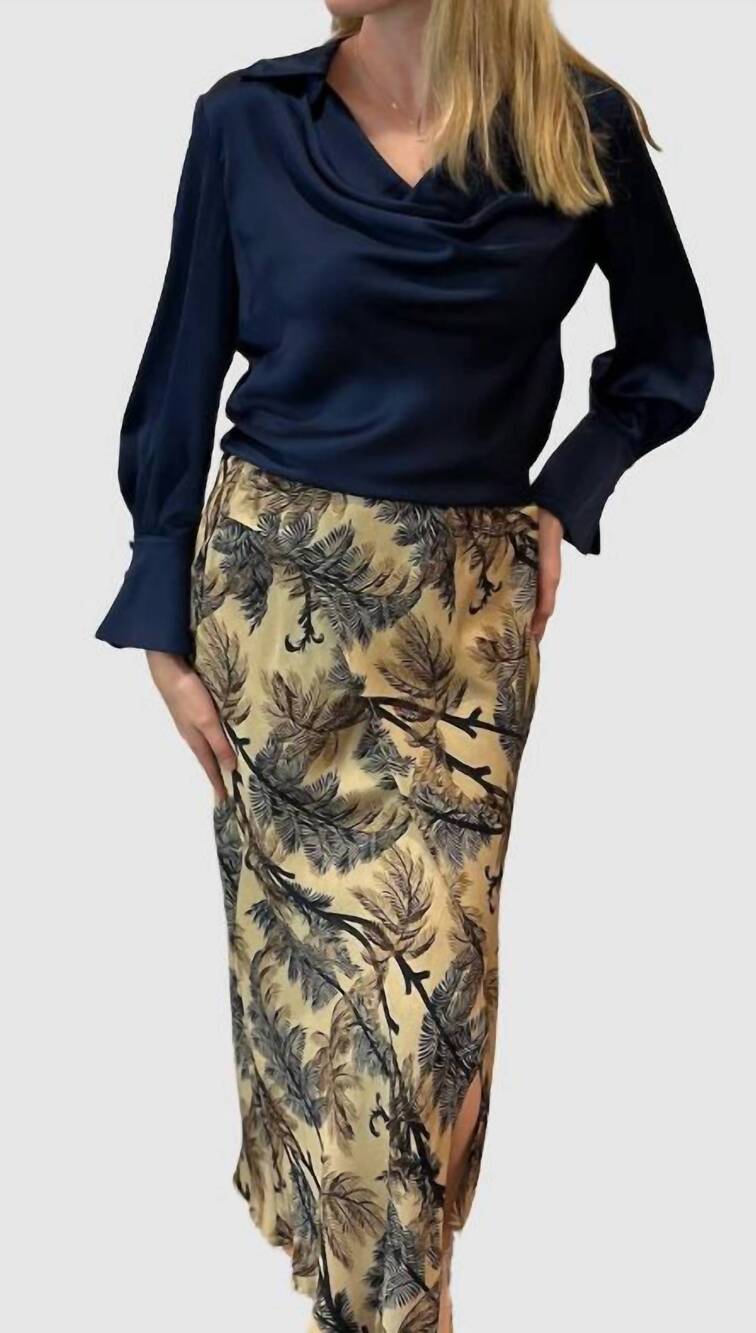 NEW SOFIA chantal skirt in forest navy